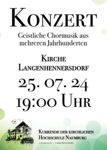 Konzert in Langenhennersdorf