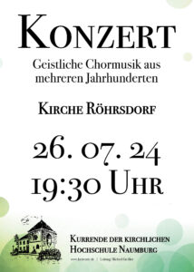 Konzert in Röhrsdorf