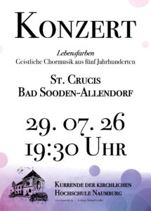 Konzert Bad Soden allendorf